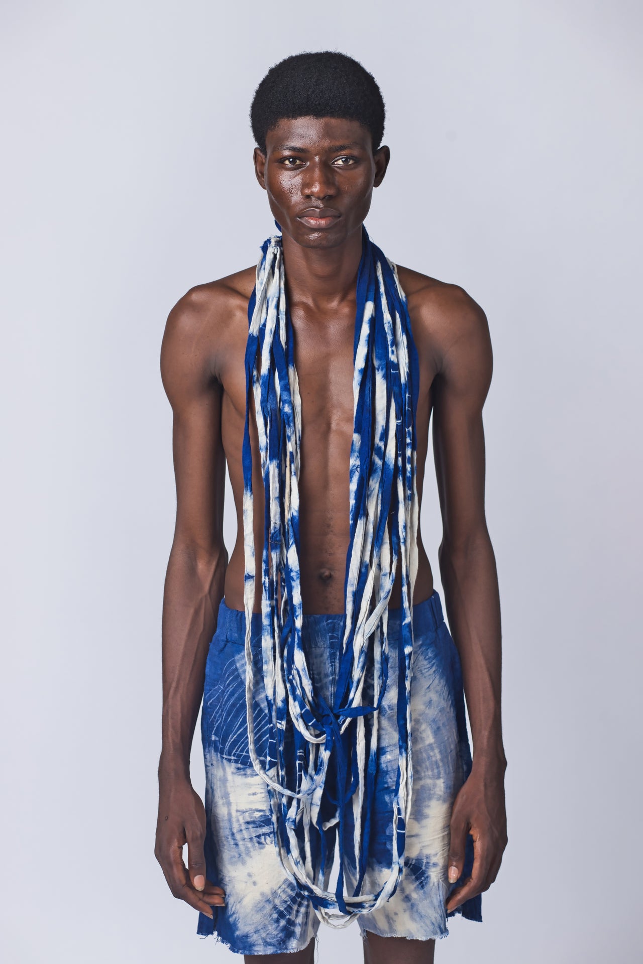 Mama's Muse Tie Dye Rope Necklace (LONG-LENGHT)