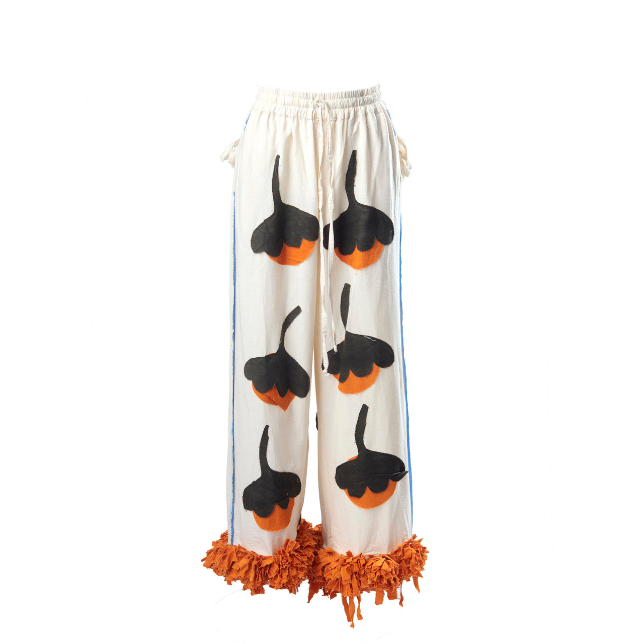 ÀṢẸ́ Patch Fringe Trousers