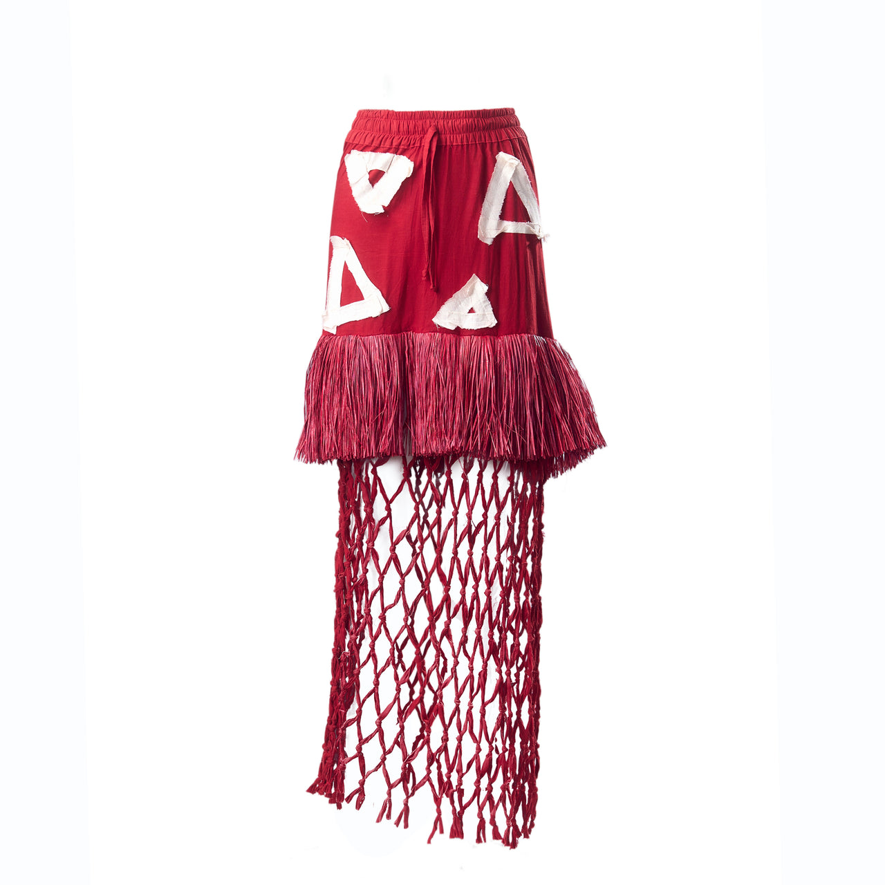EMÁNA KNOTTED MESH SKIRT