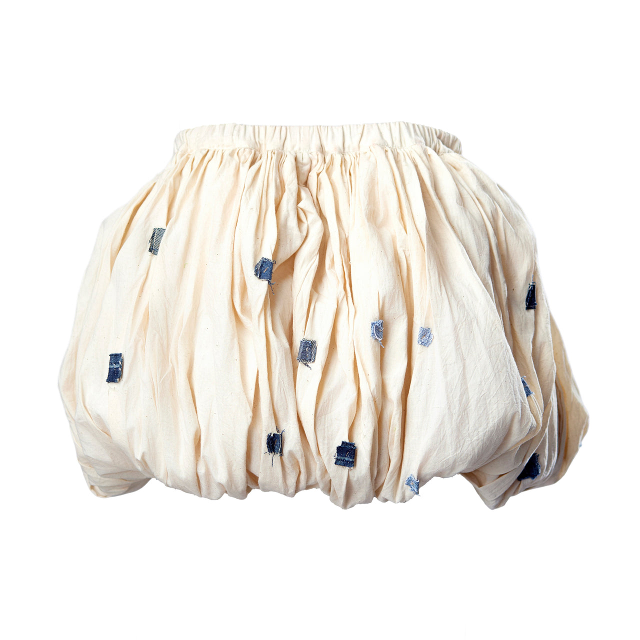 EMÁNA DENIM PATCH TUBE TOP
