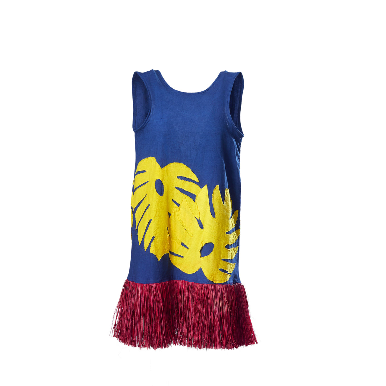 EMÁNA RAFFIA MINI-DRESS