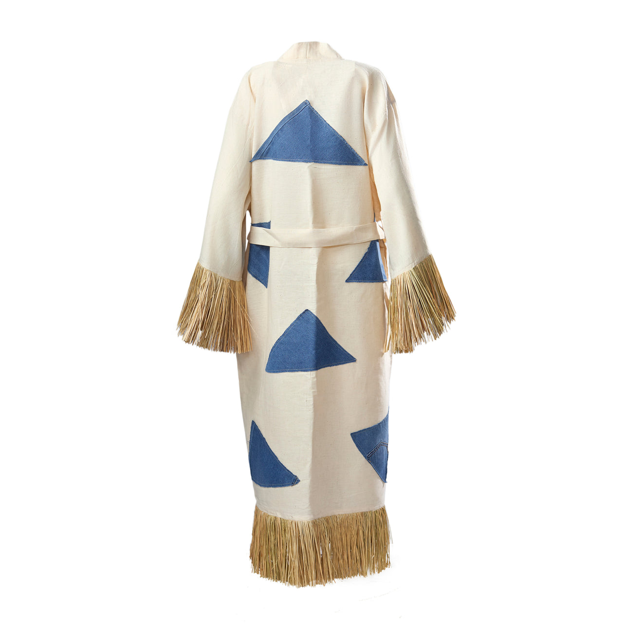 Denim Patch Kimono - (U.S Local Delivery)