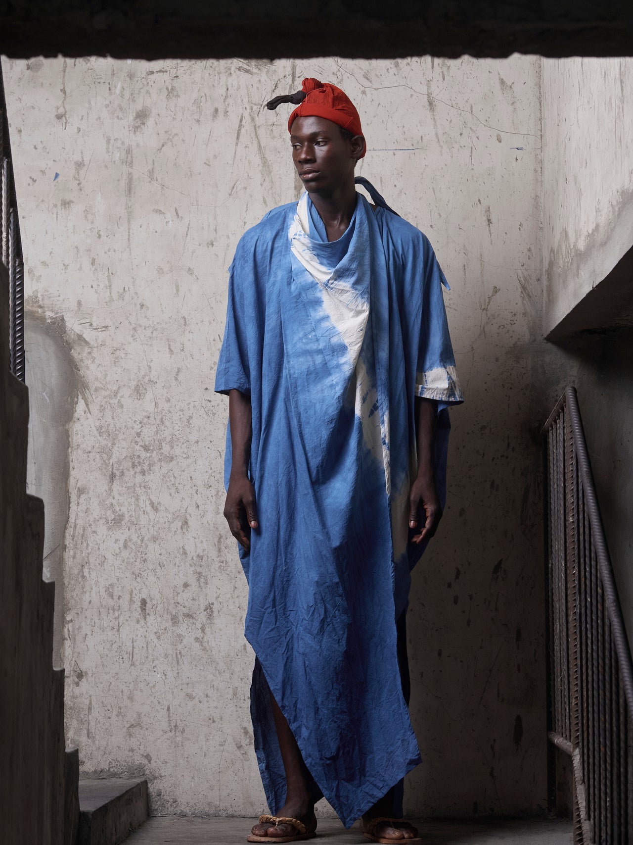 EKPE Wrapped Kaftan