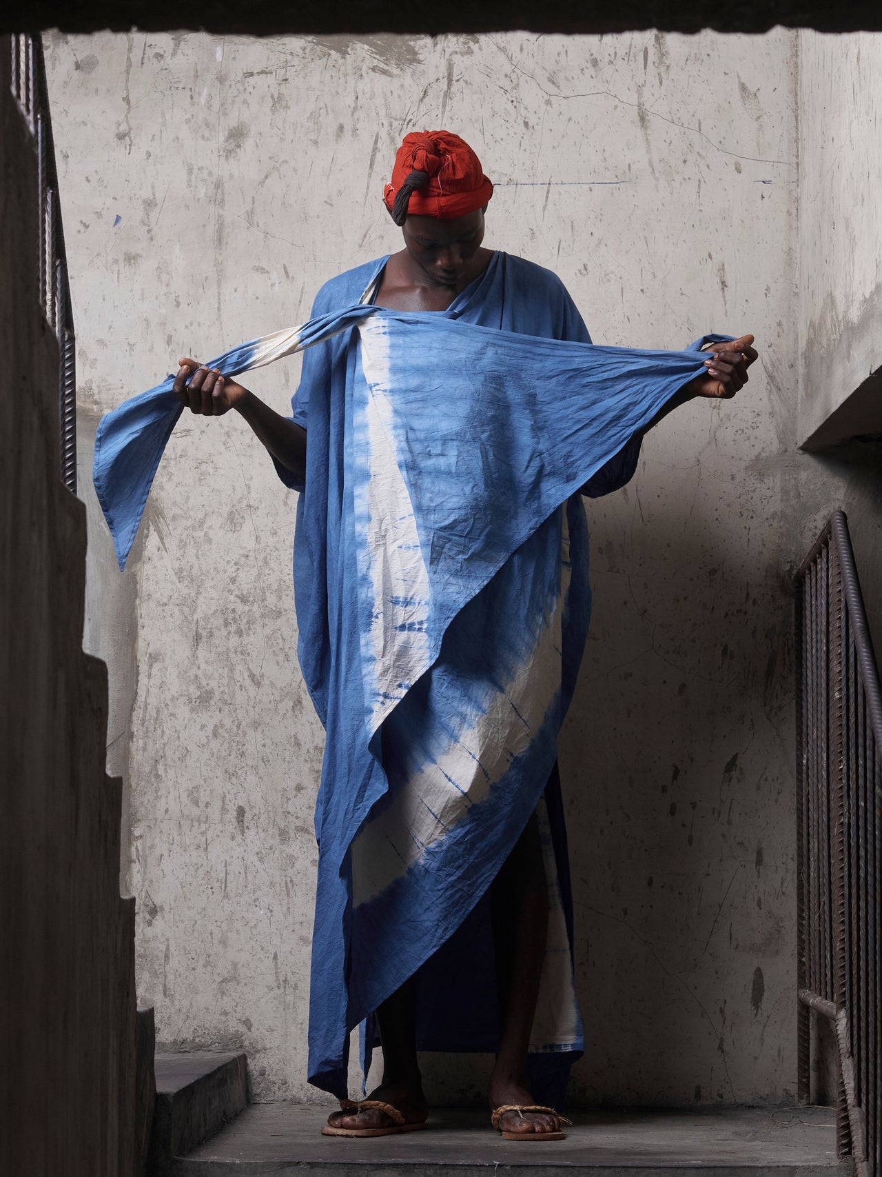 EKPE Wrapped Kaftan
