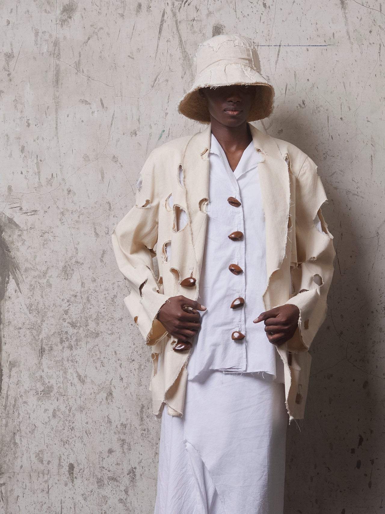 Usóró Openwork Cotton Jacket