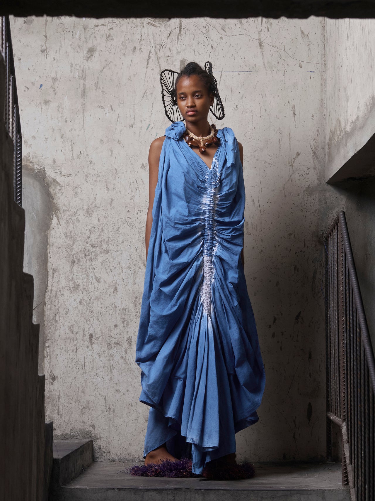 Ripple Flow Maxi Kaftan