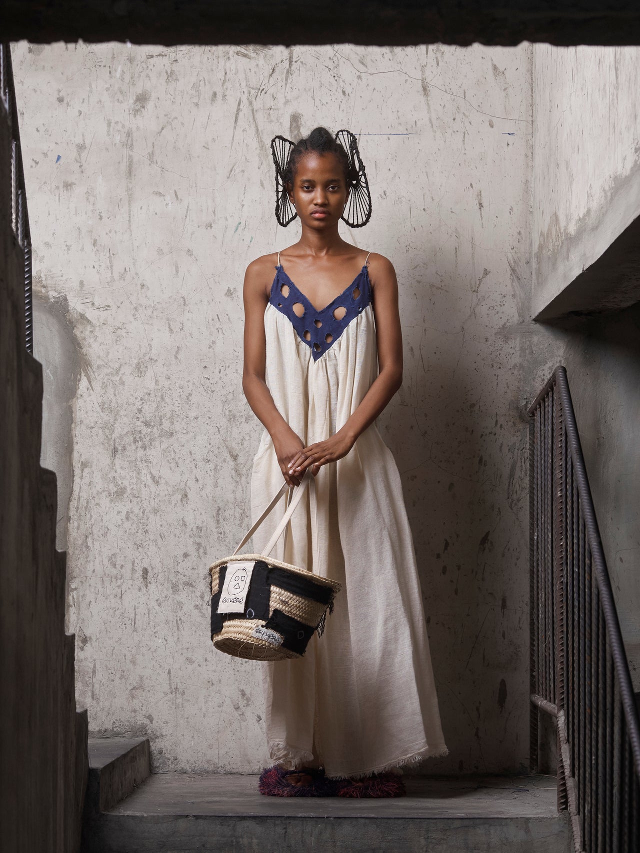 Éki Kéré Abubid Ndam Raffia Tote Bag