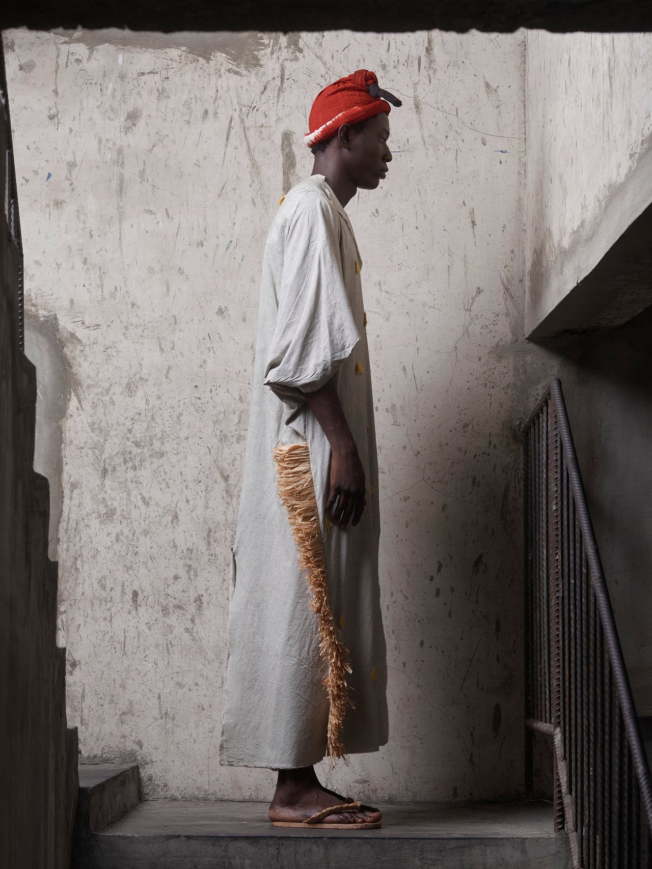 iko Raffia Kaftan