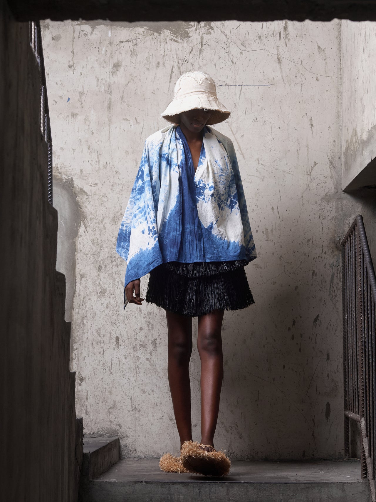 Akom Raffia Skirt