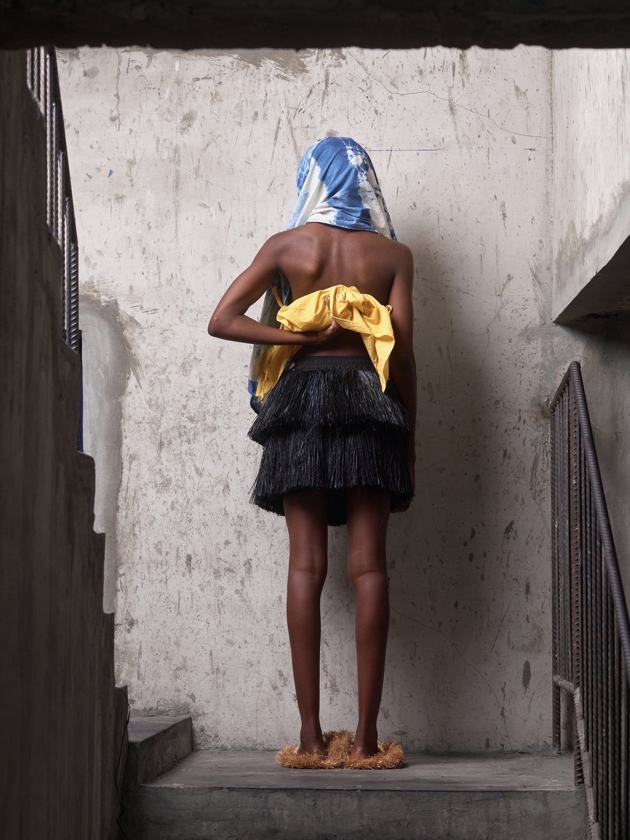 Akom Raffia Skirt