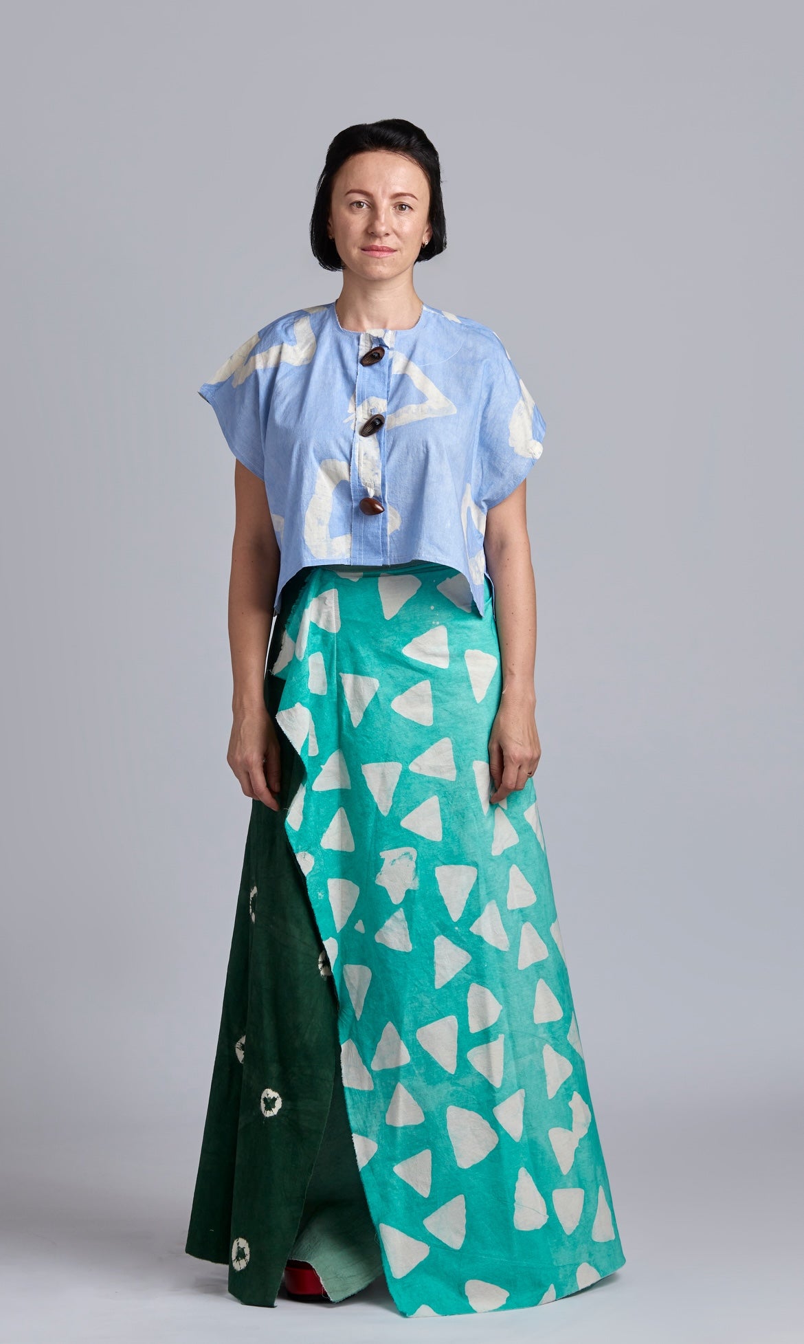 Ihunaya Wrap Skirt- Cool
