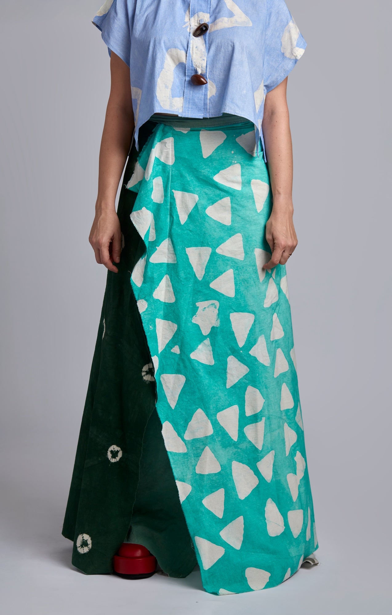 Ihunaya Wrap Skirt- Cool