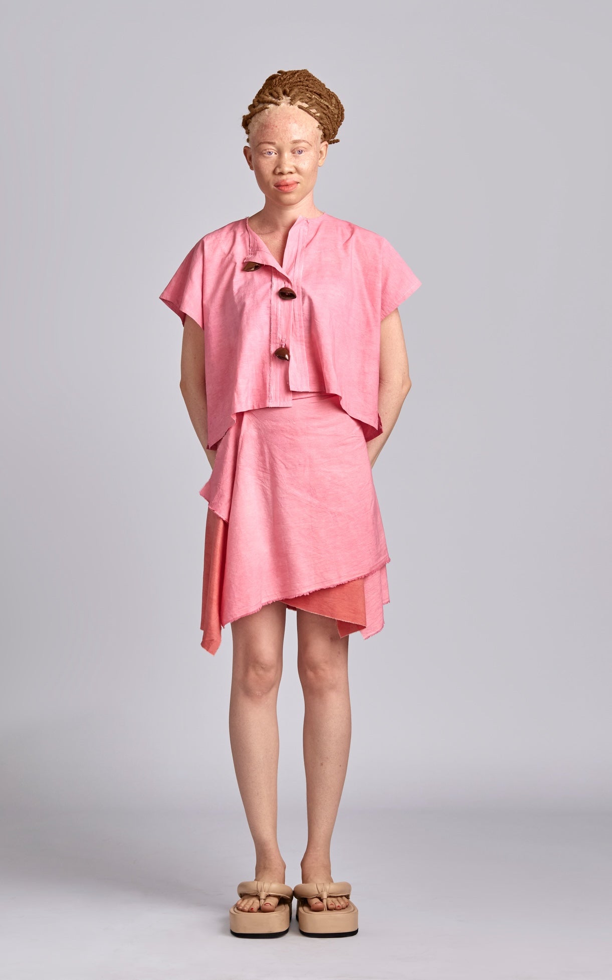 Ihunaya Mini Wrap Skirt- Love