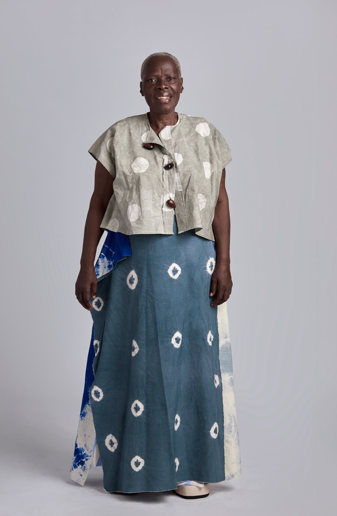 Ihunaya Wrap Skirt- Sky