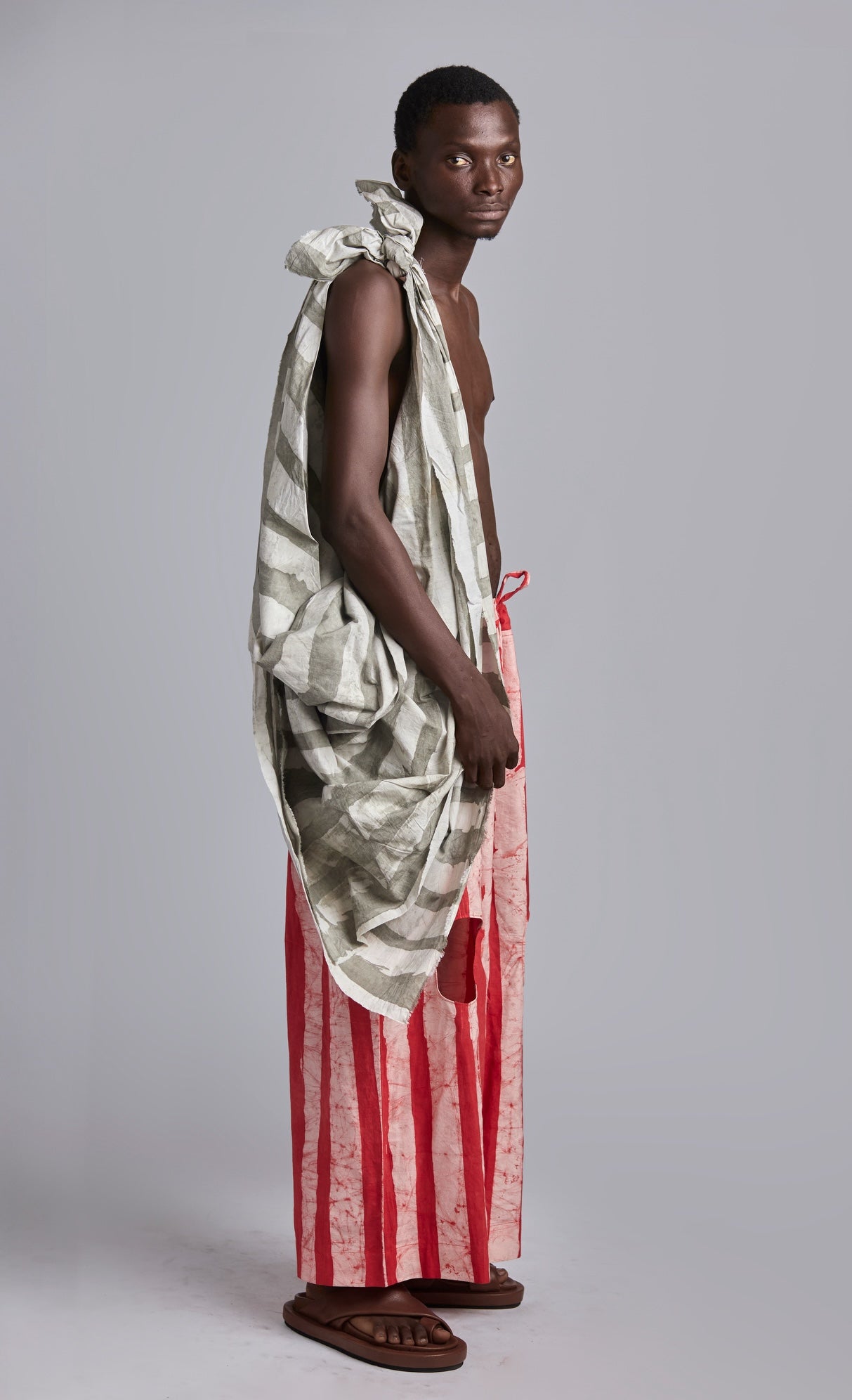 Ado Convertible Tote Bag/Head wrap - Batik Print