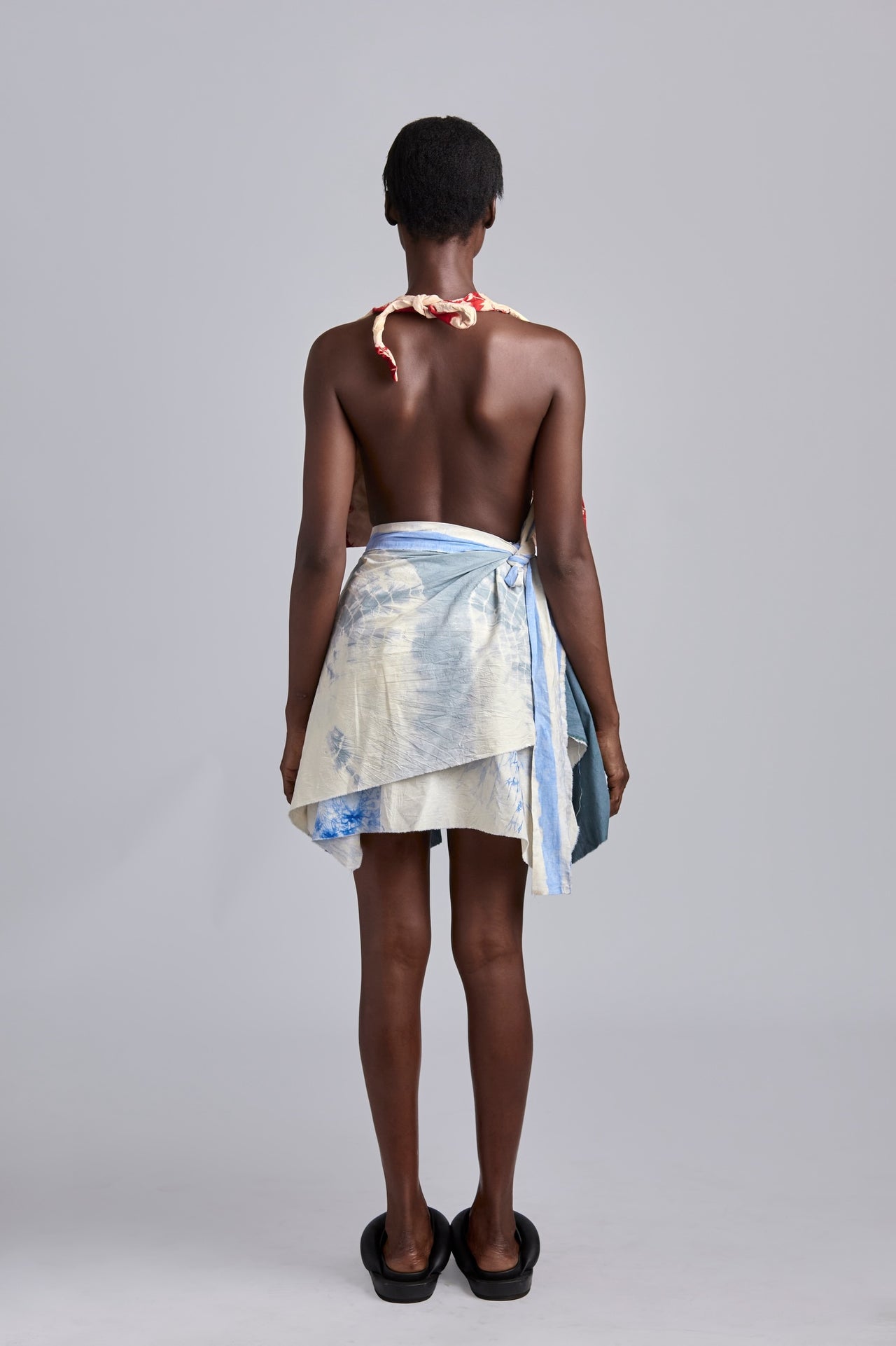 Ihunaya Mini Wrap Skirt- Cool