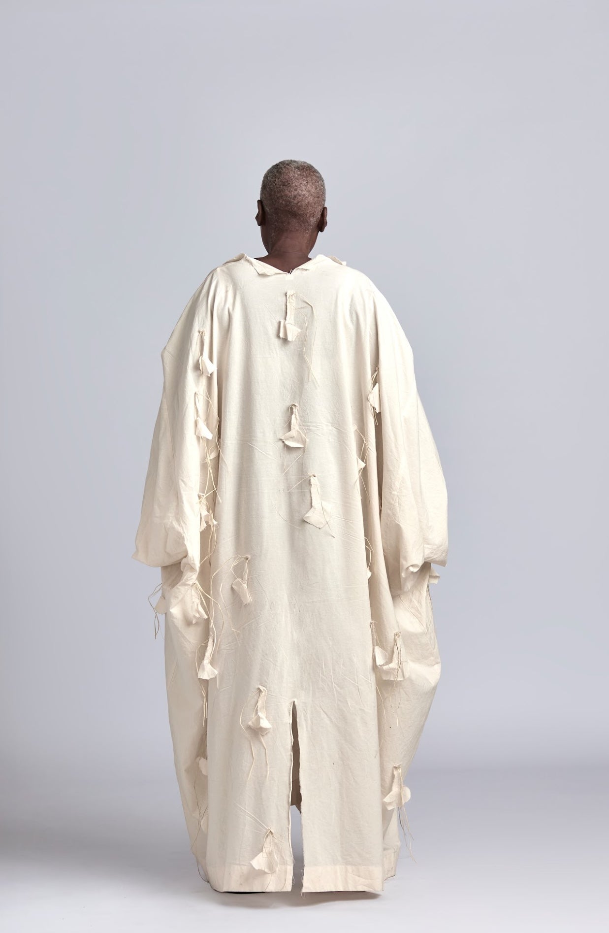 Love Love Loving Raffia Tassel Cotton Kaftan