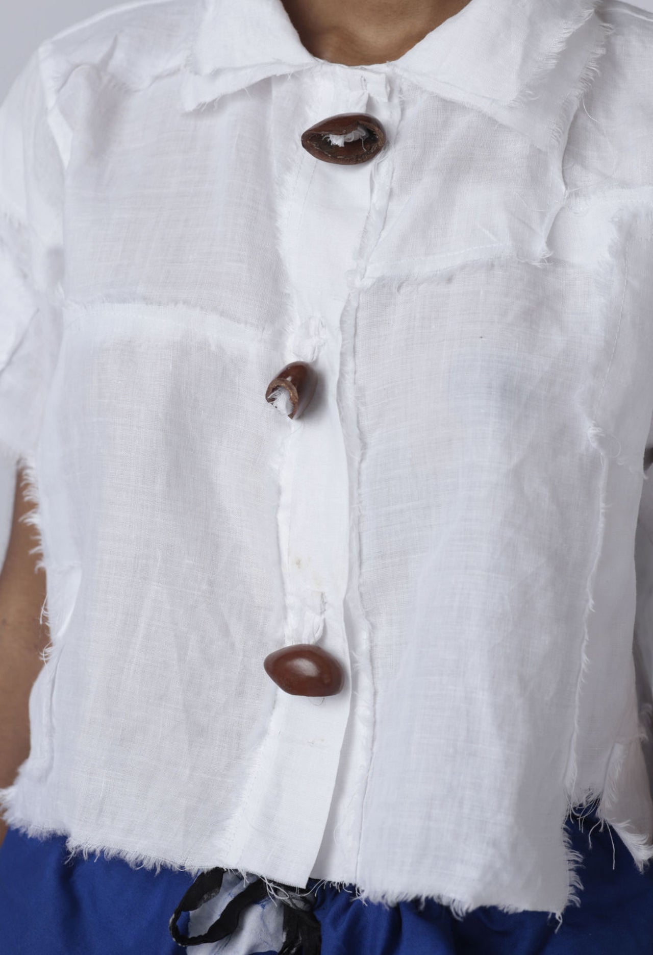 Ndaham Patched Linen top