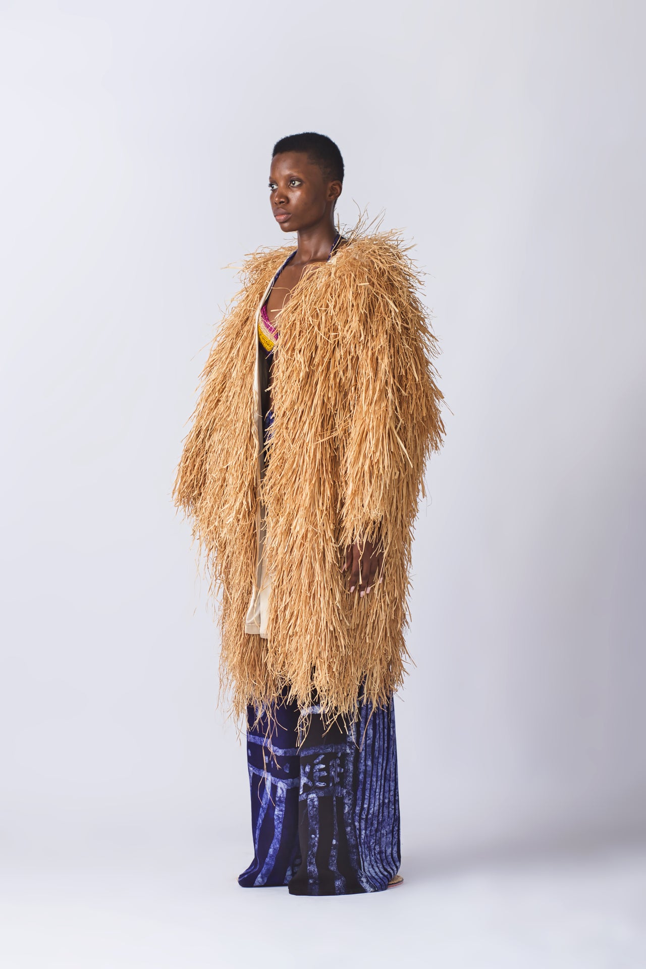 Raffia Coat