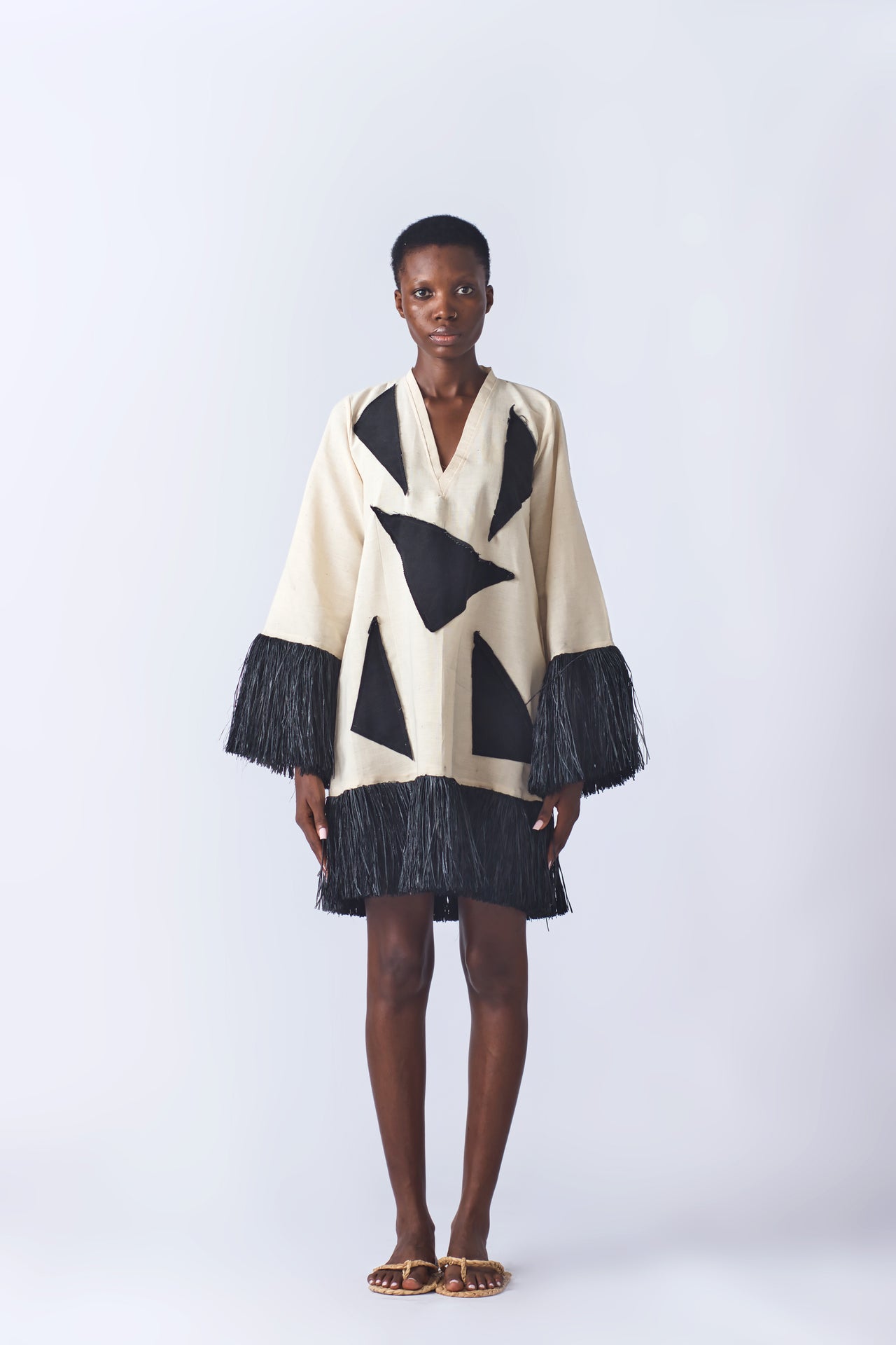 Raffia Doll Jean - Black