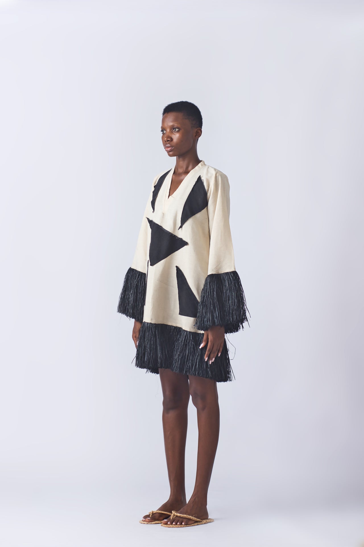 Raffia Doll Jean - Black