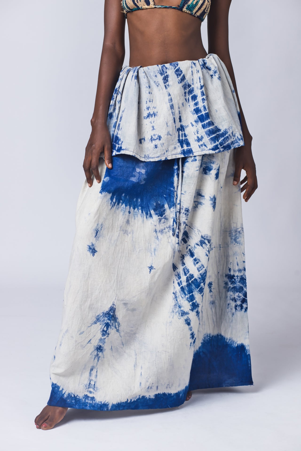 EMA CONVERTIBLE TIE AND DYE SKIRT/DRESS