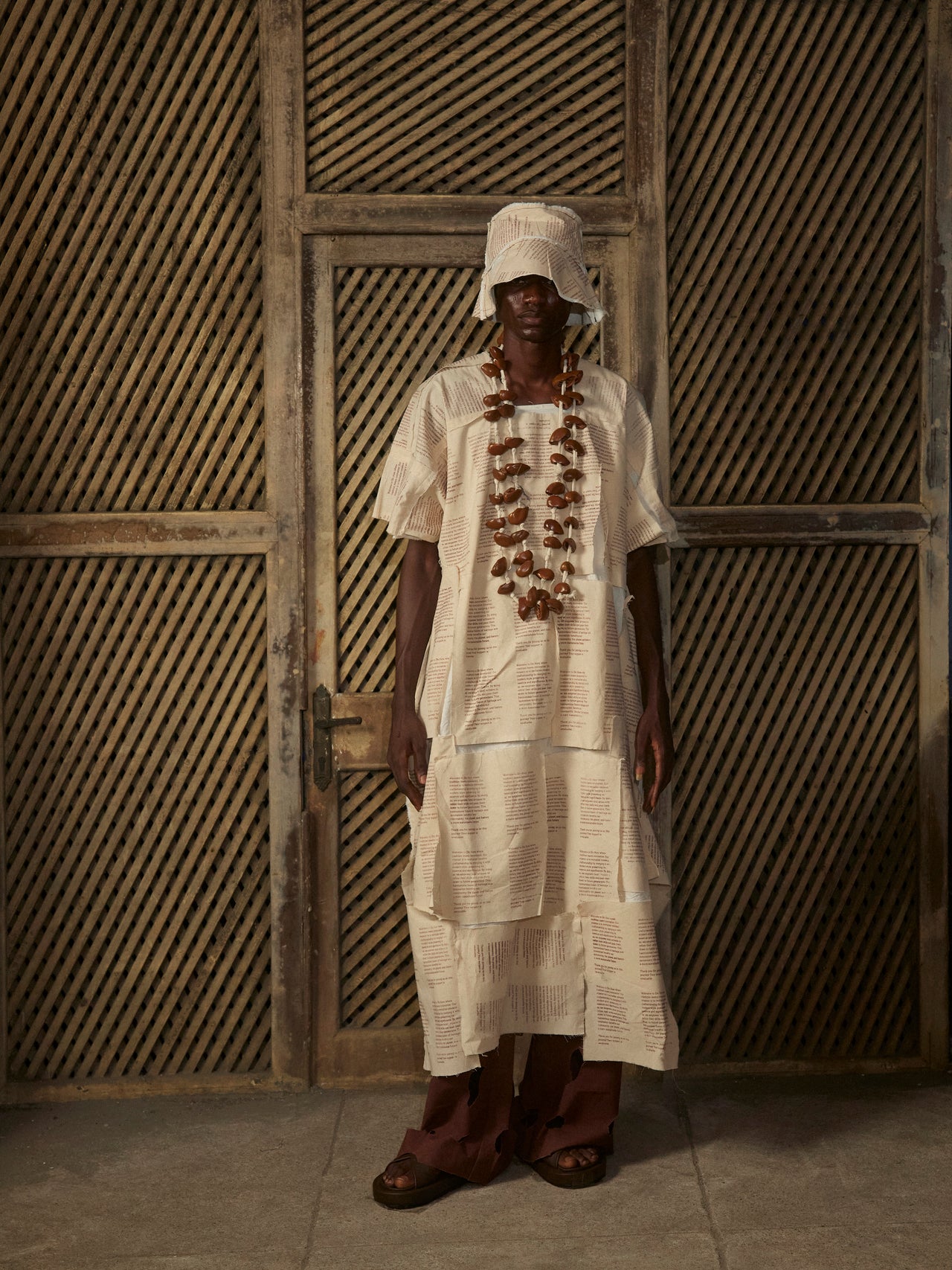 ÀLÀYÉ Script Patchwork Kaftan
