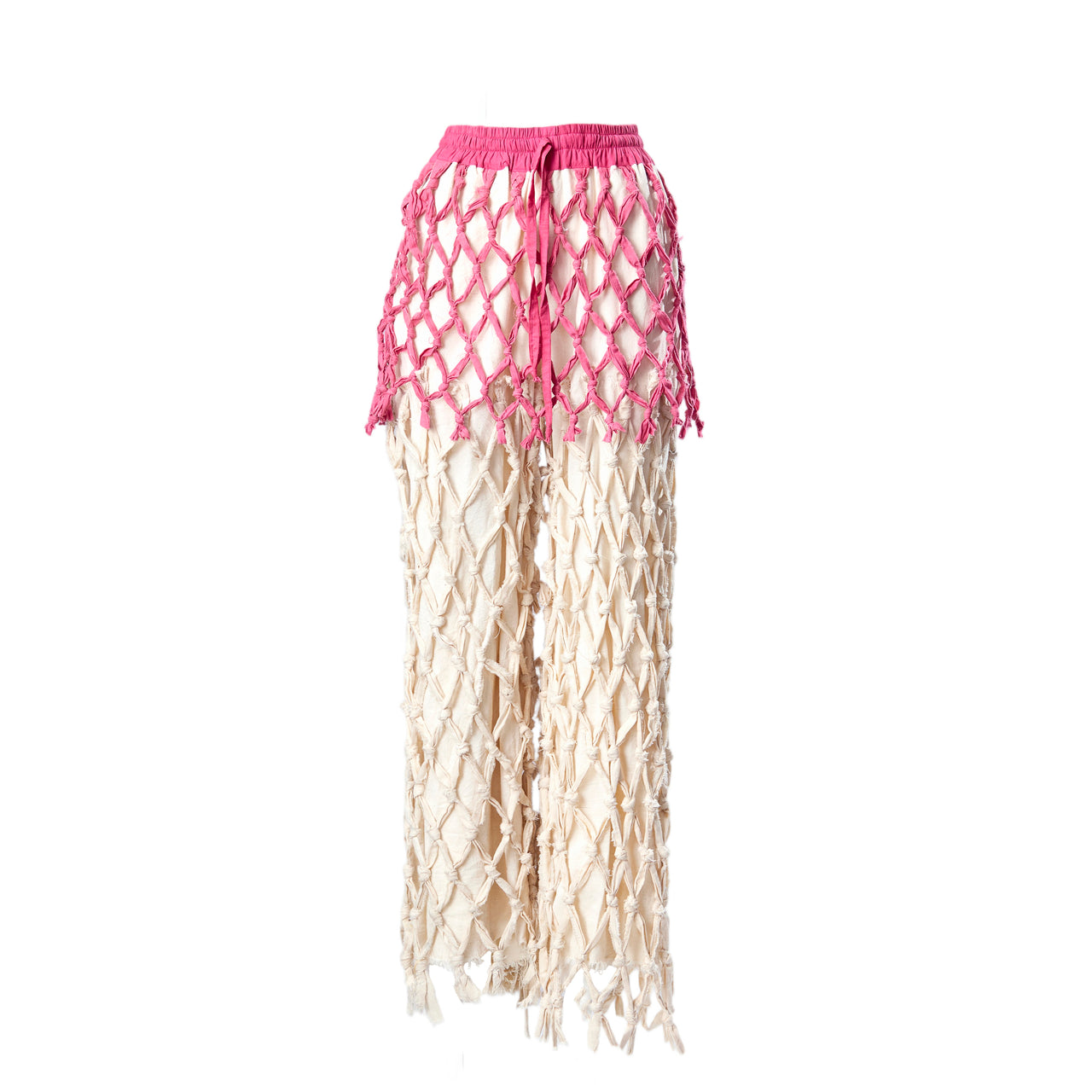 EMÁNA KNOTTED MESH PANTS