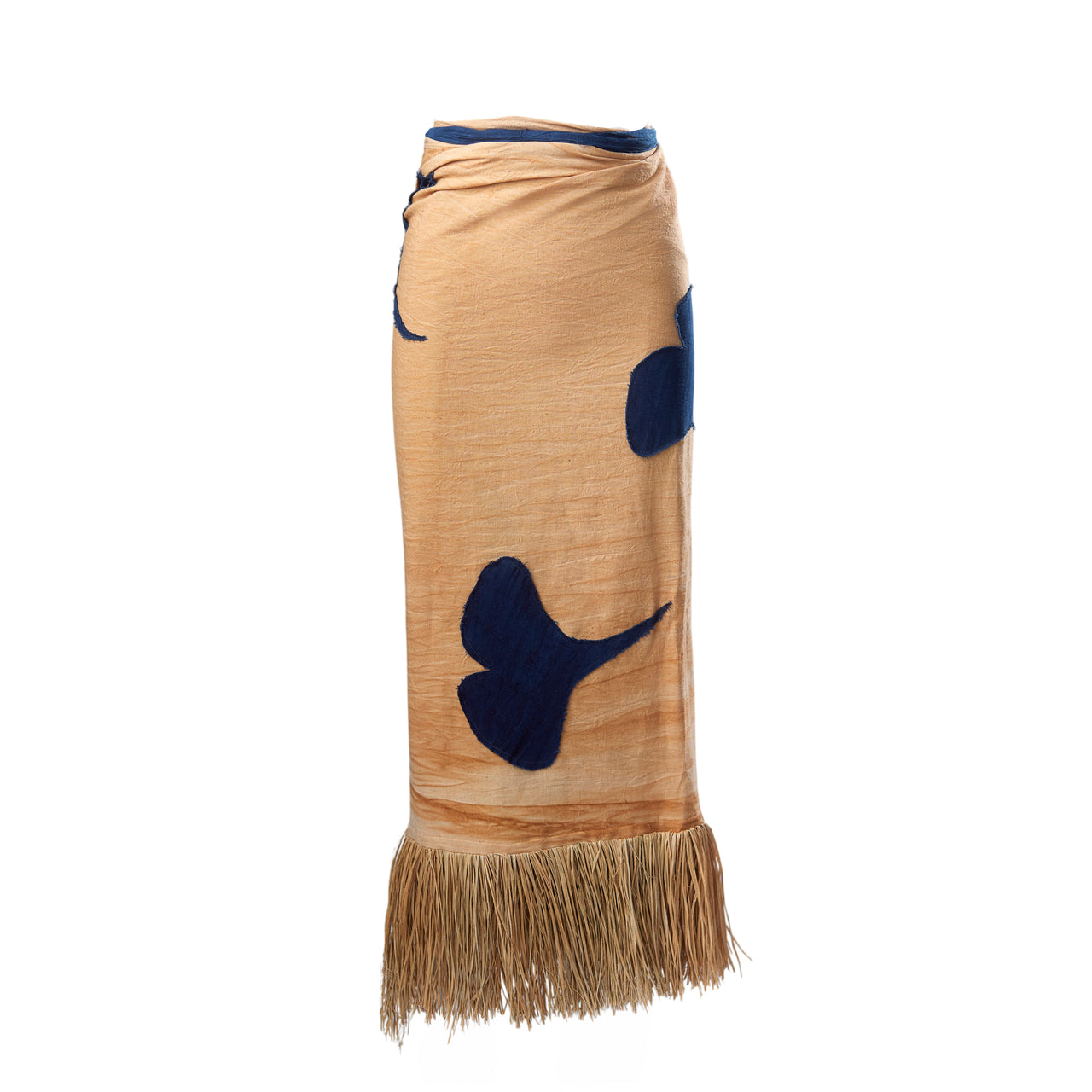 ÀṢỌ́RÒ Kola Patch Wrap Skirt