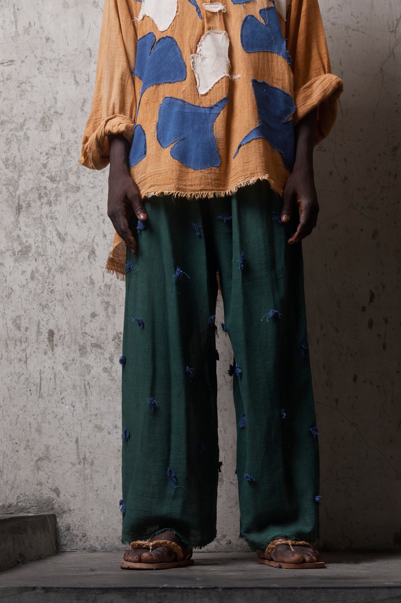 Patchwork Dye Pants