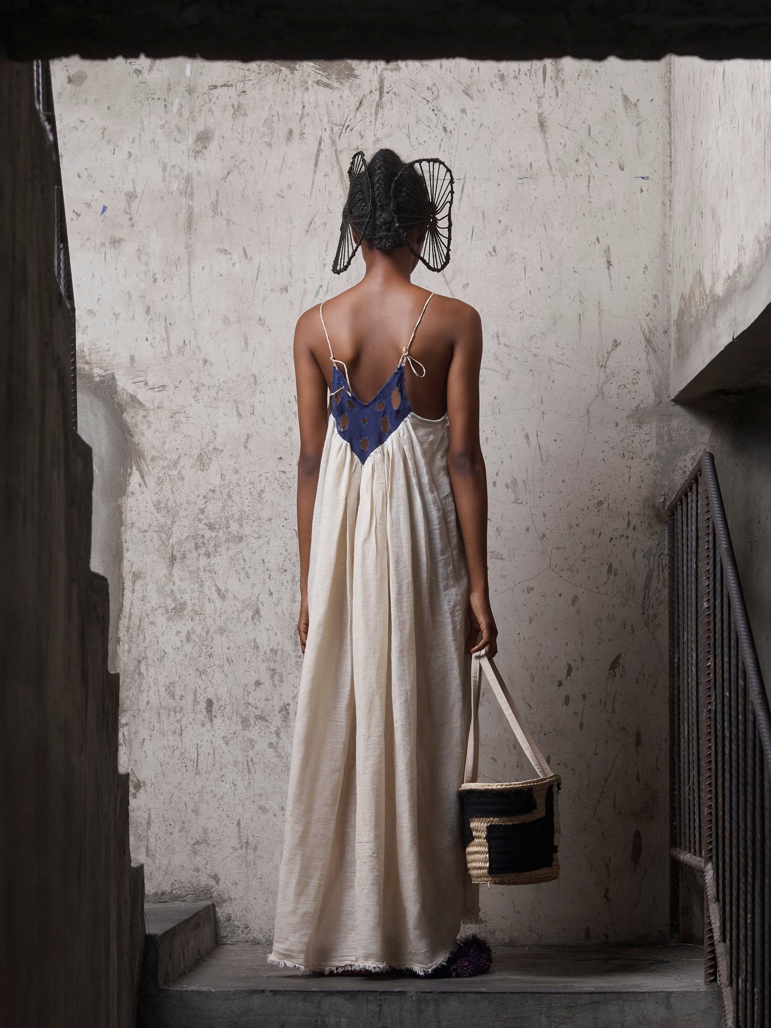 Idong Cotton Slip Dress - Eki kere