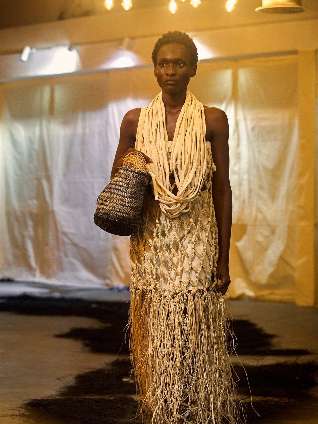 Éki Kéré Art Raffia Tote Bag