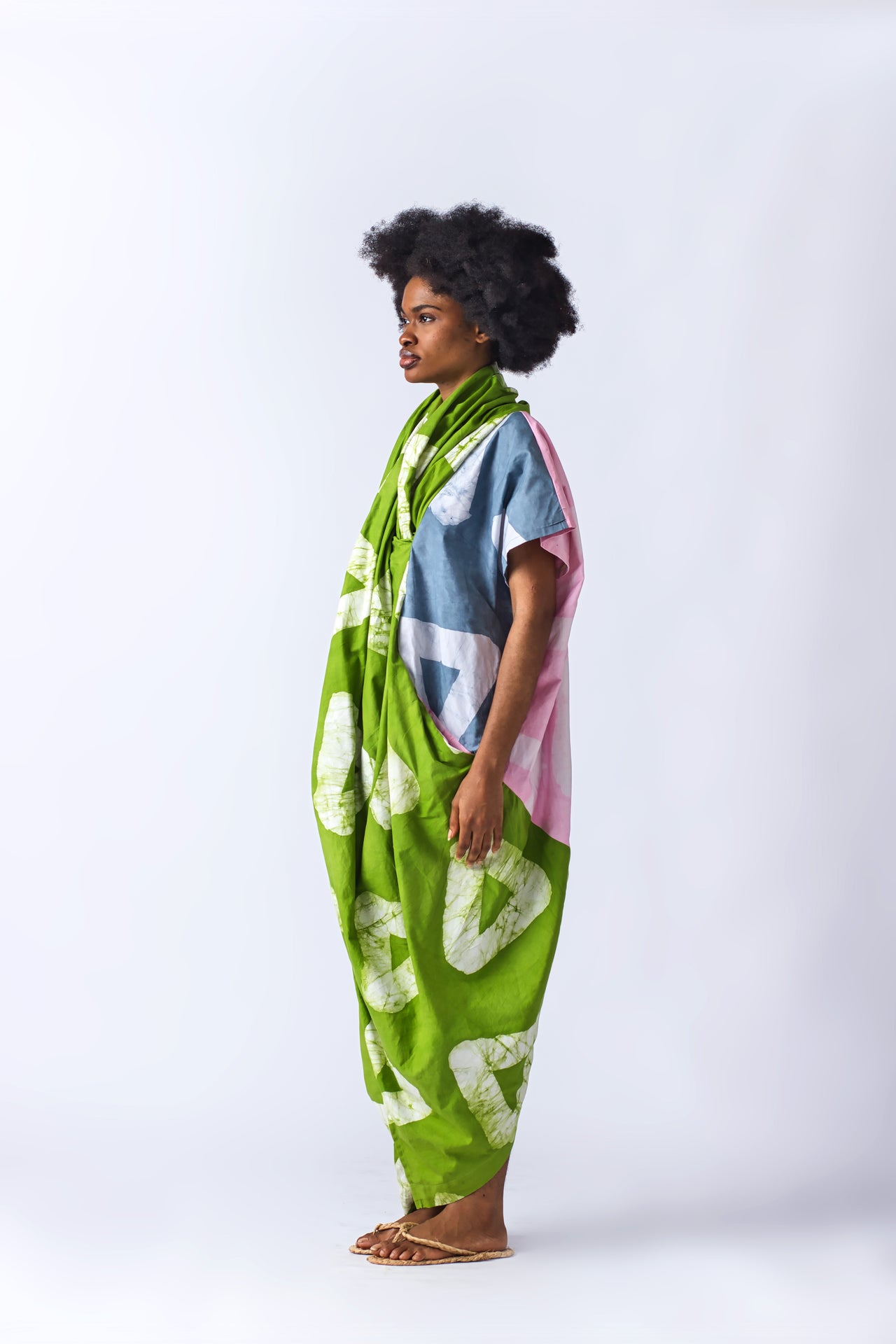 Shawl Kaftan - Multi-colored