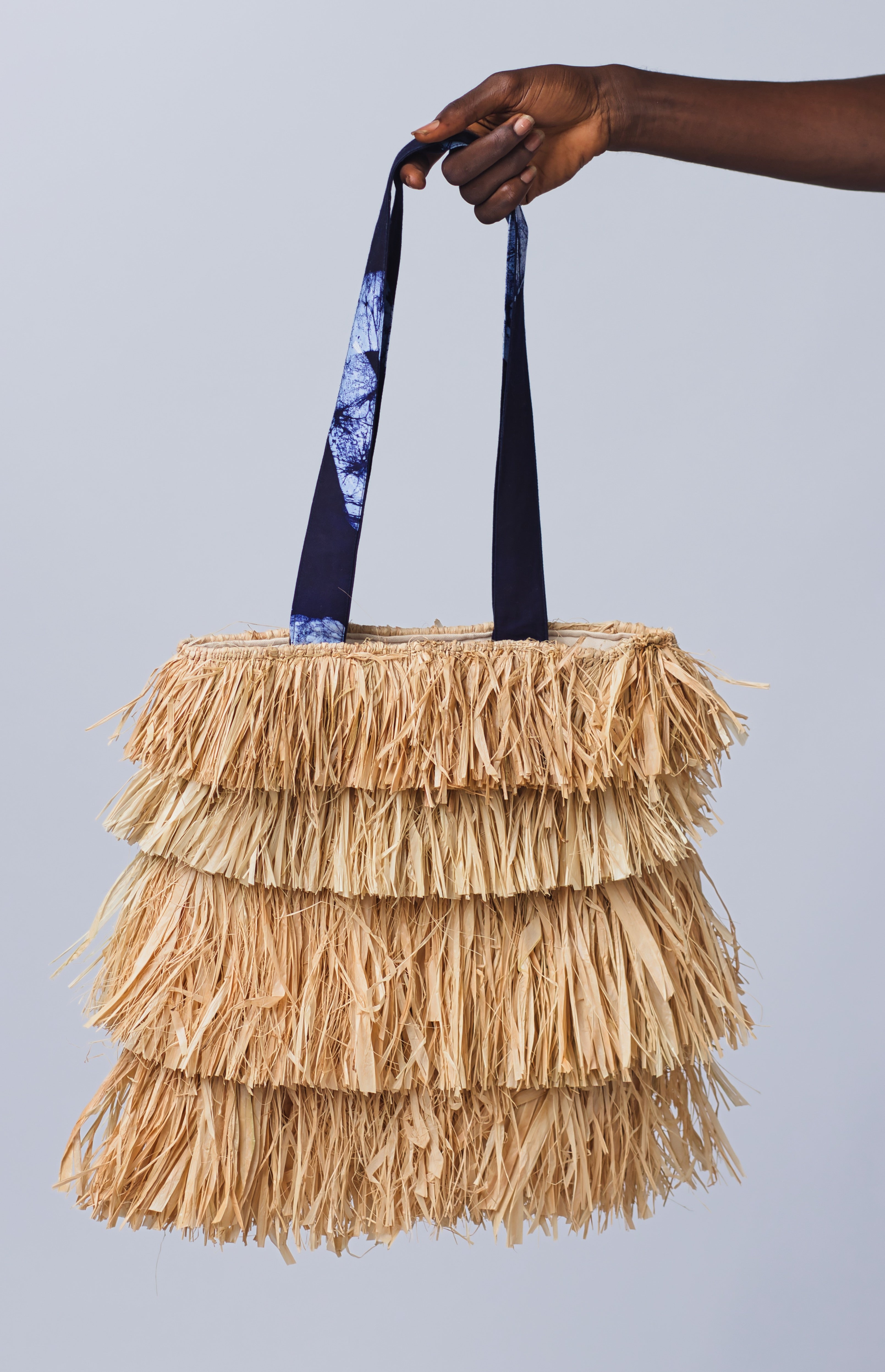 Raffia Tote Bag, image 1