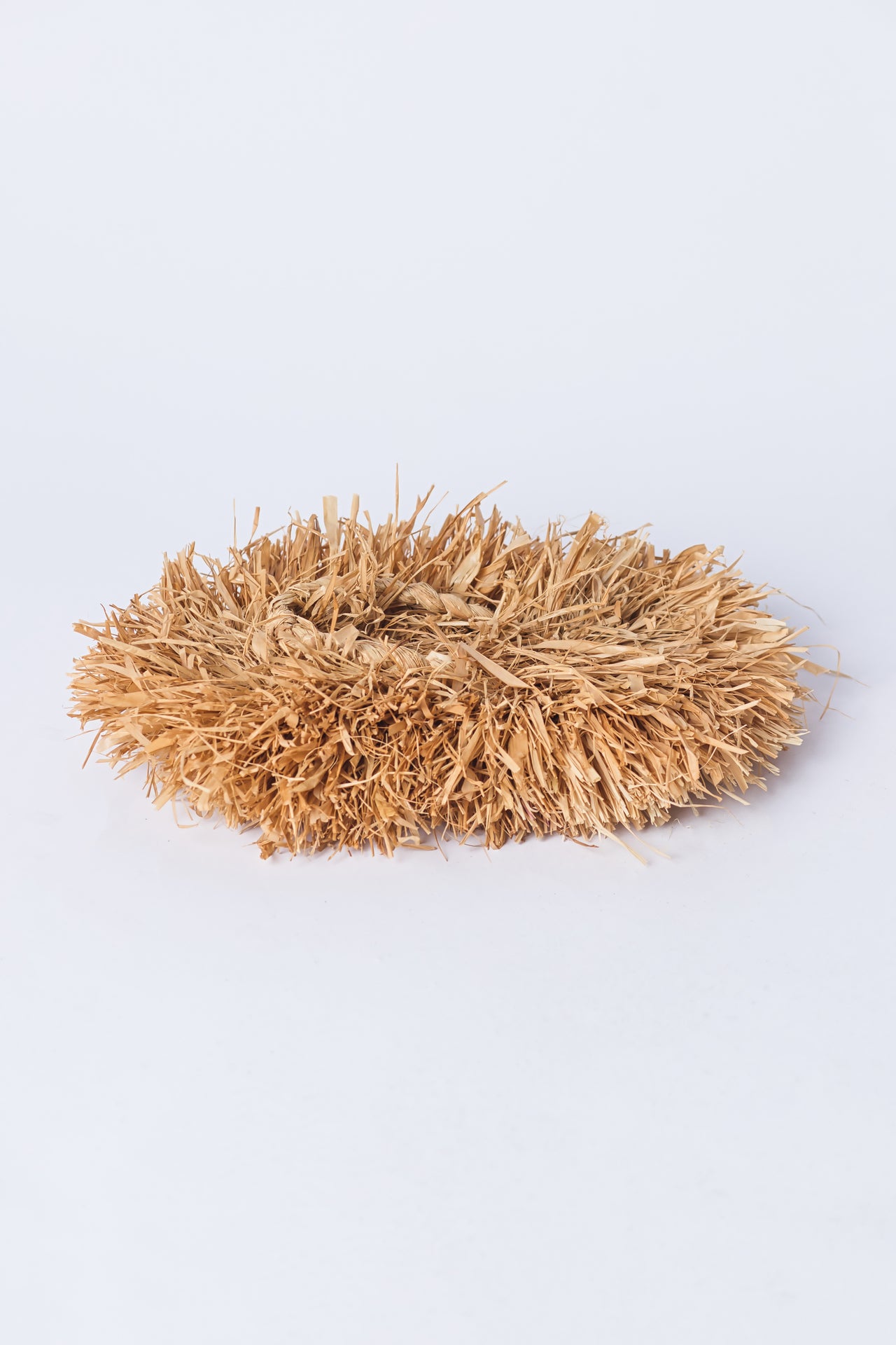 Raffia PomPom Flat Shoe